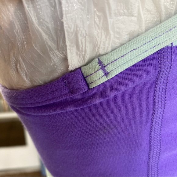 Lululemon Power Y Tank Luon Light Stripe Purple - Picture 8 of 9